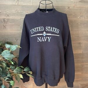 United States Navy, long sleeve crewneck sweatshirt